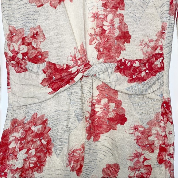 Guinevere | Anthropologie Floral Lightweight 3/4 Sleeve Sweater Cardigan Medium - Picture 2 of 7